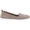 Slipper ANDREA CONTI, Damen, Gr. 40, grau (taupe), Glattleder, Leder, modisch, Schuhe