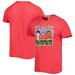 Men's Homage Jerry Rice & Steve Young Scarlet San Francisco 49ers NFL Jam Retired Tri-Blend T-Shirt