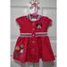 Disney Dresses | Minnie Mouse Baby Girl Dress 3-6 Months | Color: Red | Size: 3-6mb