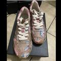 Coach Shoes | Coach C118 Runner With Kaffe Fassett Print Sneakers Size 7b | Color: Pink/Tan | Size: 7