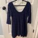 Free People Dresses | Free People Long Sleeved Dress | Color: Blue | Size: L