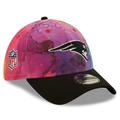 Men's New Era Pink/Black England Patriots 2022 NFL Crucial Catch 39THIRTY Flex Hat
