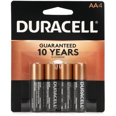 Duracell Coppertop AA Alkaline Battery (4-pack)
