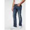 Regular-fit-Jeans CAMEL ACTIVE "HOUSTON", Herren, Gr. 38, Länge 36, blau (mid blau), Denim/Jeans, Obermaterial: 89% Baumwolle, 8% Polyester, 3% Elasthan, unifarben, casual, regular fit lang, Jeans, im klassischen 5-Pocket-Stil
