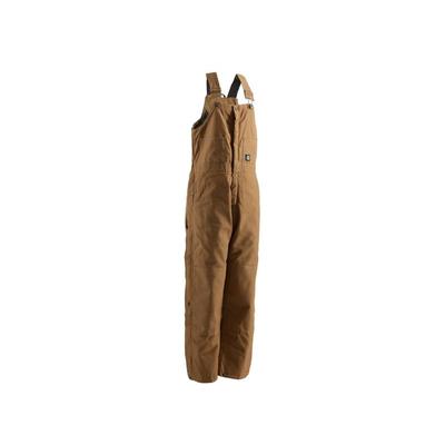 Berne Deluxe Insulated Bib Overall - Men's Brown Duck Extra Large Tall 92021310800