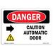 SignMission Danger Sign Plastic in Black/Red/White | 12 H x 12 W x 0.1 D in | Wayfair OS-DS-A-1218-L-2249