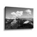 Loon Peak® Olympic Mountains II Gallery Wrapped Canvas Canvas, Faux Fur in Black/Gray | 12 H x 18 W x 2 D in | Wayfair