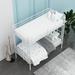 Cici Twin over Twin Standard Bunk Bed by Isabelle & Max™ Metal in White | 61.02 H x 41.42 W x 78.11 D in | Wayfair 6619E7BDE64148F68BDB3377469CEB32