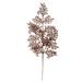 Primrue 22" Glitter Lace Holly Leaf Aritificial Christmas Spray | 22 H x 11 W x 4 D in | Wayfair 85383CB9044943989E3D011721710CC9