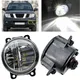 Phare antibrouillard LED haute luminosité feux de jour Nissan Navara D40 2004-2015 Nissan scalp