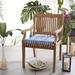 Humble + Haute Blue and White Stripe Indoor/Outdoor Corded Chair Cushion