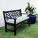 Humble + Haute Griffen Snowy Indoor/Outdoor Bristol Bench Cushion