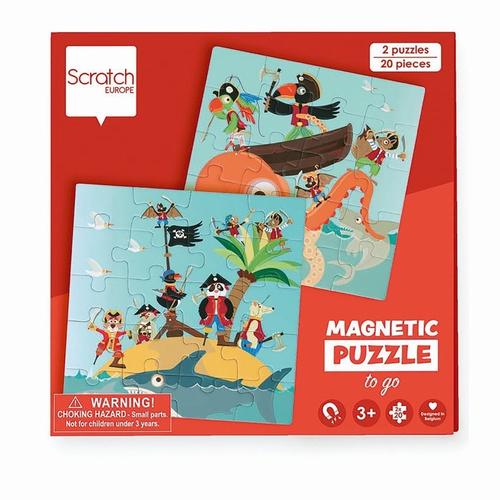 Reise-Magnetpuzzle Piraten 20 Teile