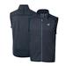 Men's Cutter & Buck Heather Navy Fanatics Corporate Mainsail Sweater Knit Fleece Full-Zip Vest