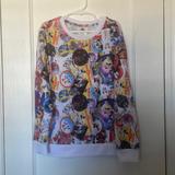 Disney Shirts & Tops | Disney Sweatshirt | Color: White | Size: Mg