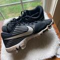 Nike Shoes | Black And White Nike Softball Cleats (Rubber Molds) | Color: Black/White | Size: 5g