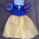 Disney Costumes | Disney Store Exclusive Xxs (2/3) Snow White Costume | Color: Blue/Red | Size: Xxs (2/3)