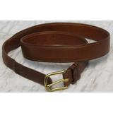 Coach Accessories | Coach British Tan Brown Leather Women's Belt 32" - 35.5" Solid Brass Belt Buckle | Color: Brown | Size: 32 - 35.5 In