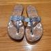 Coach Shoes | Authentic Coach Silver Sandal Sz 7 | Color: Silver | Size: 7