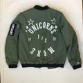 Zara Jackets & Coats | Girls’ Zara Bomber Jacket | Color: Green/Silver | Size: 11 / 12