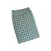 Lularoe Skirts | L Lularoe Cassie Pencil Skirt Geometric Large | Color: Blue/Green | Size: L