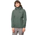 Funktionsjacke JACK WOLFSKIN "STORMY POINT 2L JKT W" Gr. L (42/44), grün (oliv) Damen Jacken Kurze