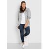 Stretch-Jeans SHEEGO "Große Größen", Damen, Gr. 22, Kurzgrößen, blau (dunkelblau denim), Obermaterial: 37% Viskose, 34% Baumwolle, 27% Polyester, 2% Elasthan, unifarben, modisch, lang, Jeans, Power-Stretch-Qualität