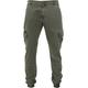 Cargohose URBAN CLASSICS "Urban Classics Herren Washed Cargo Twill Jogging Pants" Gr. 34, Normalgrößen, grün (olive) Herren Hosen Cargohosen