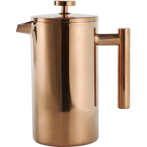 „French Press Kanne ECHTWERK „“.““ Kaffeemaschinen Gr. 0,8 l, 5 Tasse(n), braun (kupferfarben) Kaffeekanne Kaffeebereiter Kaffeekannen, Teekannen und Milchkannen mit Pressfilter, doppelwandiger Edelstahl, isoliert“