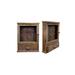Carina's Collection Wall Storage Organizer w/ Key Hooks Wood/Solid Wood in Brown | 18.5 H x 14.25 W x 3.5 D in | Wayfair WA0972