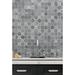 MSI Montague 11.81" x 11.81" Marble Mosaic Sheet Wall & Floor Tile in Gray | 0.38 D in | Wayfair WAY-MONBLU-POL10MM