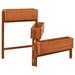 Arlmont & Co. Kohl Plant Stand Wood in Orange | 39.5 H x 23.6 W x 5.5 D in | Wayfair 60769C61E9FB40F5B70249DCAA05E923