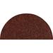 Brown 48 x 24 x 0.5 in Area Rug - Ebern Designs Square Weirick Solid Color Power Loomed Indoor/Outdoor Use Area Rug in Chocolate | Wayfair