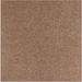 Brown 96 x 96 x 0.5 in Area Rug - Ebern Designs Square Wilberta Solid Color Machine Braided Polypropylene Area Rug in Polypropylene | Wayfair