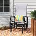 Sol 72 Outdoor™ Outdoor Yessenia Rocking Metal Chair Metal in Gray | 41.25 H x 23.5 W x 29.5 D in | Wayfair 5C357EC076D843E6A88789735189C218