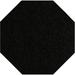 Black 96 x 96 x 0.5 in Area Rug - Ebern Designs Wilmy Solid Color Power Loomed Indoor/Outdoor Use Area Rug in | 96 H x 96 W x 0.5 D in | Wayfair