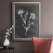 August Grove® Slate Floral IV - Picture Frame Print on Canvas in Black/Gray | 27 H x 18 W x 2.5 D in | Wayfair 378AC134C3814BBC9204748385370E48