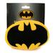 Yellow/Black DC Comics Batman Bat Icon Plush Squeaker Dog Toy, Small