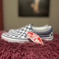 Vans Shoes | - - Vans Checkerboard Slip-On Gray | Color: Gray/White | Size: 6.5