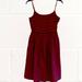 J. Crew Dresses | J. Crew Striped Dress Red Navy Blue Womens Size 0 Midi. Sleeveless A- L | Color: Blue/Red | Size: 0