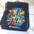 Disney Bags | 5/$20 Disney Backpack Bag - Dated 2011 Walt Disney World Cinch Bag | Color: Black | Size: Os