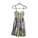 Anthropologie Dresses | Anthropologie Odille Abstract Stripe Spaghetti Strap Cotton Mini Dress | Color: Cream/Green | Size: 0