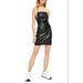 Free People Dresses | Free People Women's After Hours Strapless Faux Leather Dress Black Size 8 | Color: Black | Size: 8