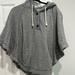 American Eagle Outfitters Sweaters | Hooded Sweater Poncho - American Eagle | Color: Gray | Size: S