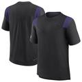 Men's Nike Black Baltimore Ravens Sideline Tonal Logo Performance Player T-Shirt