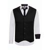 Langarmhemd RUSTY NEAL, Herren, Gr. S, EURO-Größen, grau (hellgrau), 60% Baumwolle, 37% Polyester, 3% Elasthan, mehrfarbig, casual, ohne Ausschnitt, Langarm, Hemden, bestehend aus Hemd, Weste und Krawatte