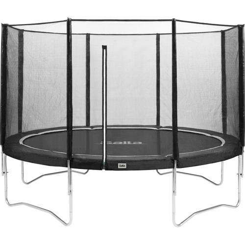 „Gartentrampolin SALTA „“Combo““ Trampoline Gr. Ø 366 cm, schwarz (schwarz, schwarz) Kinder Trampoline“