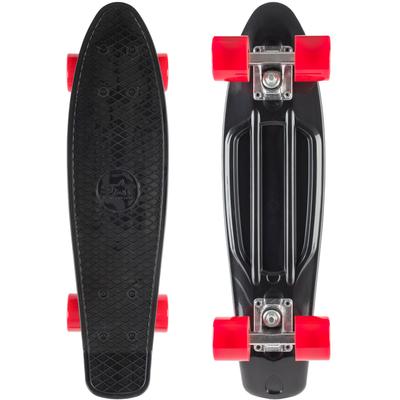 Skateboard STAR-SKATEBOARD Skateboards schwarz (schwarz, rot) Kinder Kinderfahrzeuge Skateboards Kicktail