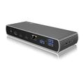ICY BOX Thunderbolt 4 Docking Station (10-in-1) für 2 Monitore (4K 60Hz) / 1 Monitor (8K 30Hz), 2x TB4 Ports (40Gbit/s), 4x USB 3.1, USB-C, 1x HDMI, 96W PD Laptop/Mac, Ethernet, IB-DK8801-TB4
