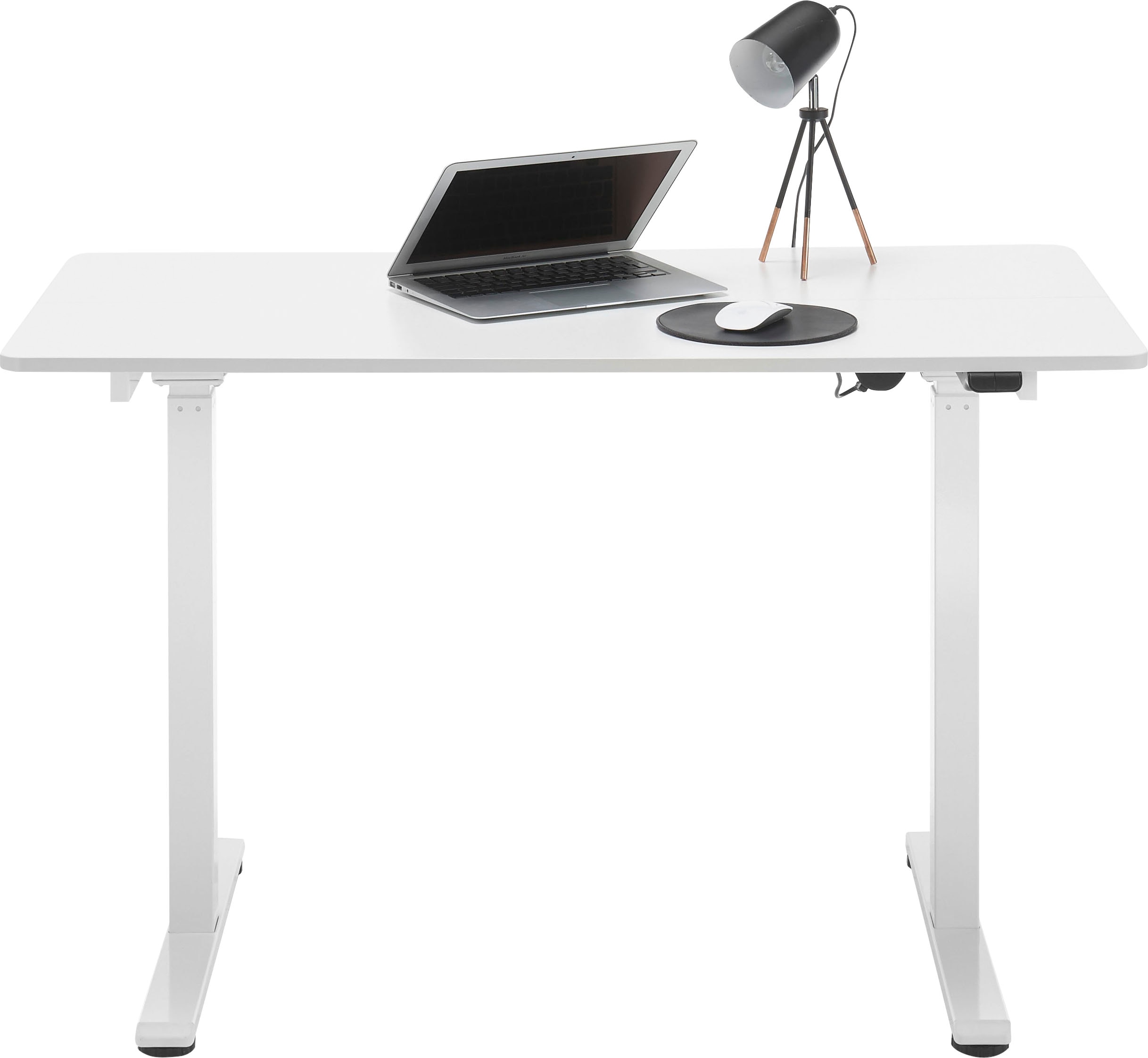 Schreibtisch MCA FURNITURE "Nakuru", weiß (weiß, weiß, weiß), B:120cm H:72cm T:60cm, Tische, elektrisch höhenverstellbar von 72-122 cm, Breite 120 cm Image